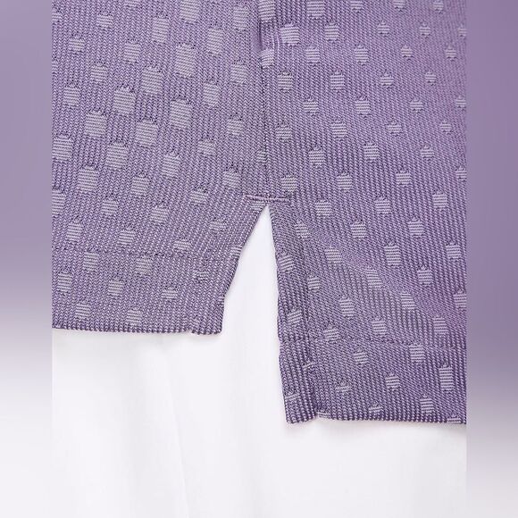 Nike Golf Polo DriFit ADV Tour Jacquard Purple - Picture 4 of 12